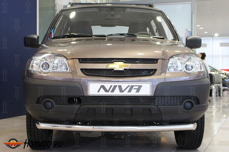 Защита радиатора для Chevrolet Niva (2009-2018) рестайл | Стандарт