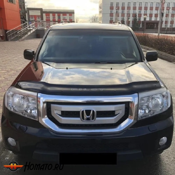 Дефлектор капота мухобойка HONDA PILOT 2 (2008-2015)