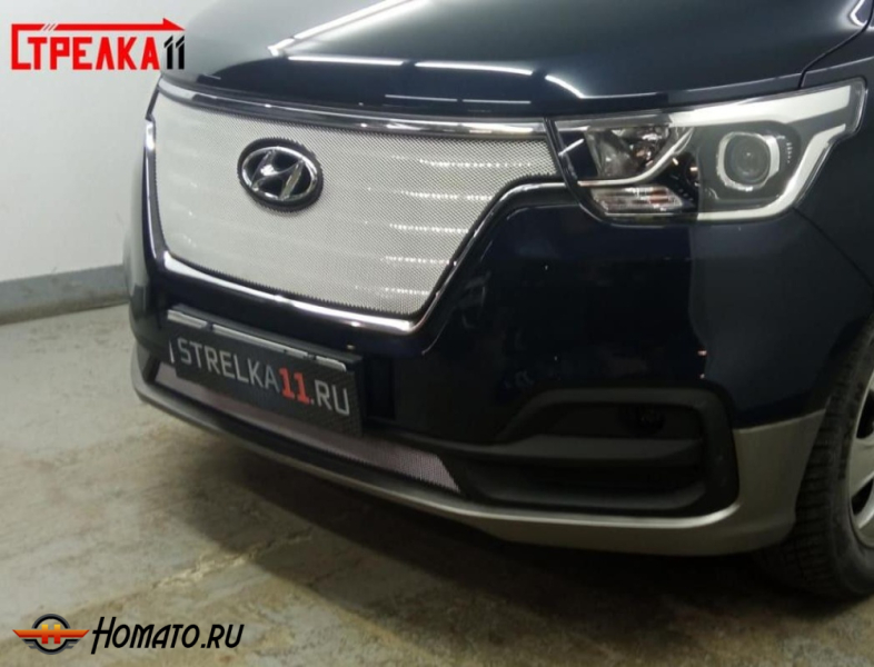 Защита радиатора для Hyundai H1 (2018-2022) рестайл | Стандарт