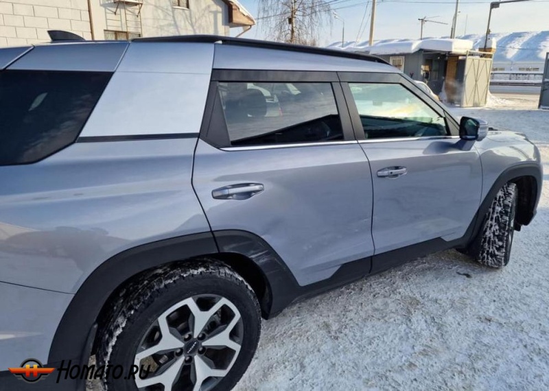 Дефлекторы KGM Torres | из 4 частей, премиум, плоские, 2D