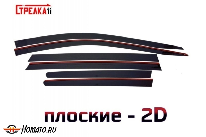 Дефлекторы Dongfeng DFSK ix7 | премиум, плоские, 2D