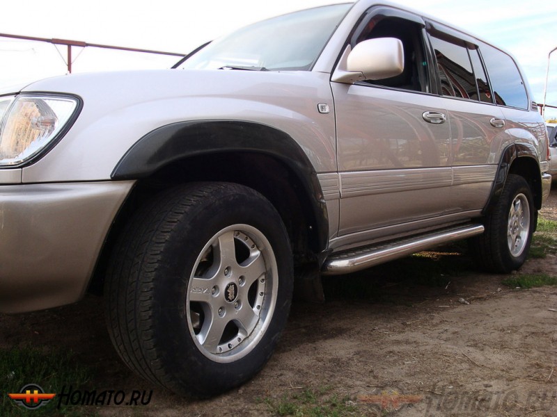 Расширители колесных арок для Toyota LC 100 1998-2007 | шагрень