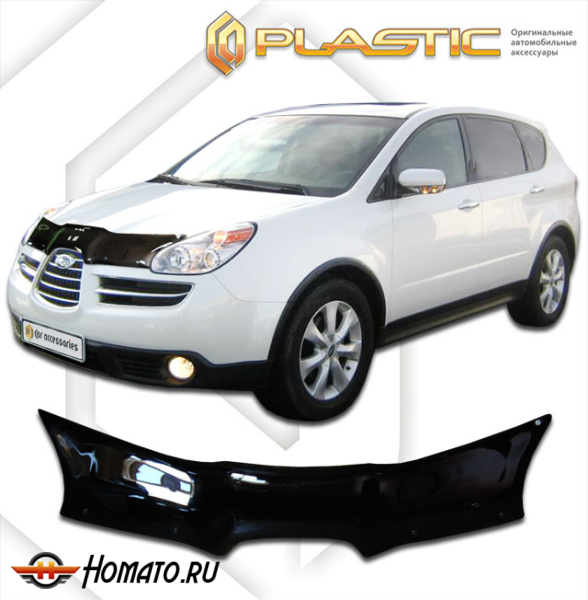 Дефлектор капота Subaru Tribeca B9 2004-2007 | черный