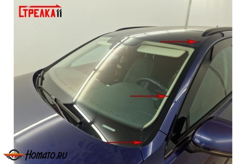 Премиум водостоки дефлекторы лобового стекла VW Passat B8 универсал 2015-2023