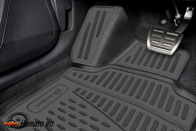 Коврики 3D в салон NISSAN Tiida 03/2015- хэтчбек (полиуретан) / Ниссан Тиида