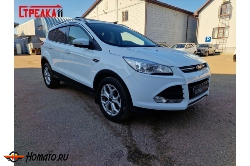 Дефлекторы Ford Kuga 2 2013-2019 | премиум, плоские, 2D