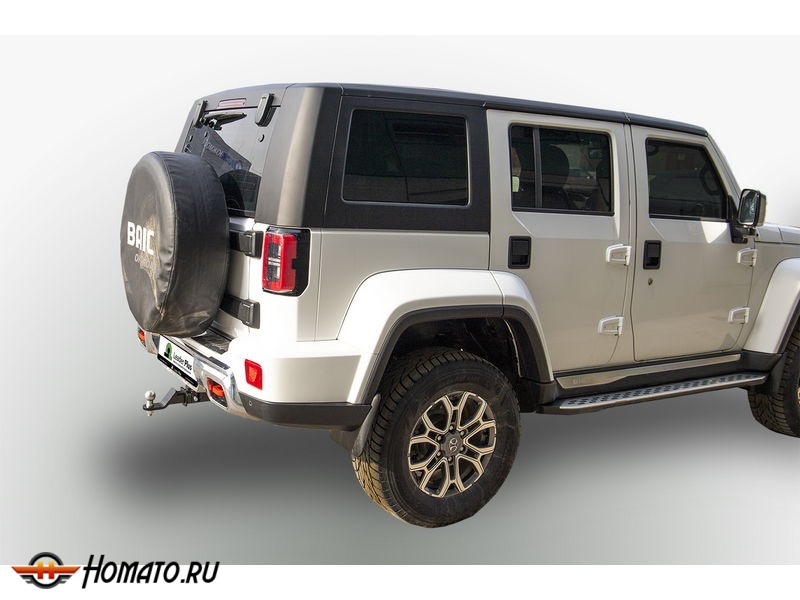 Фаркоп BAIC BJ40 (I Рестайлинг) 2019-2024 | шар E - под квадрат - быстросъемный | Лидер Плюс | B301-E