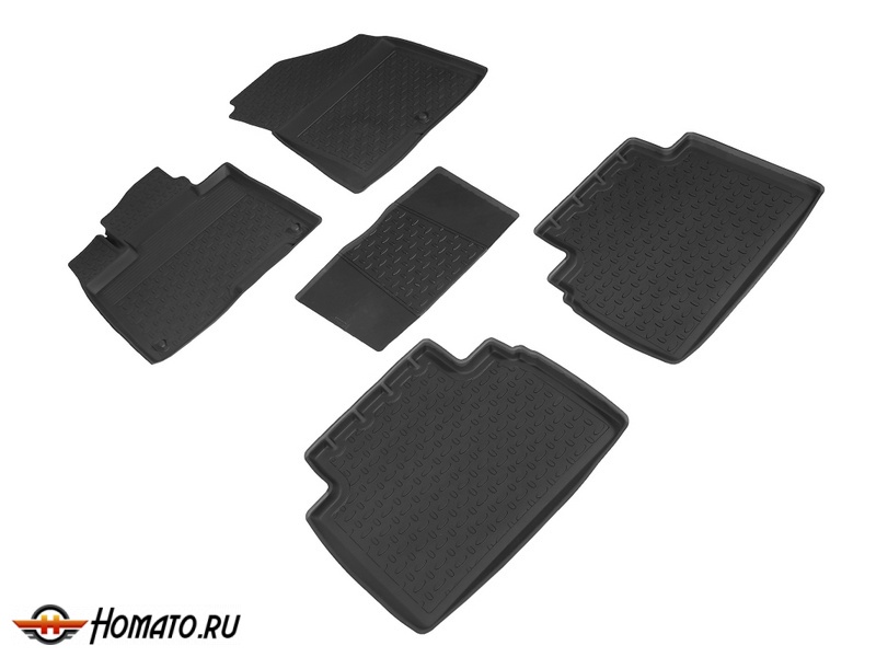 Резиновые коврики KIA Sportage 5 2022+ | с высокими бортами | Seintex