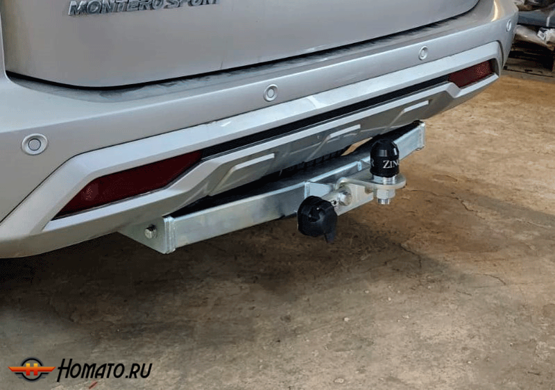 Фаркоп Mitsubishi Pajero Sport III 2021- | шар FE - оцинкованный, нагрузка 100/2000 | ZincaR | ZM302FE