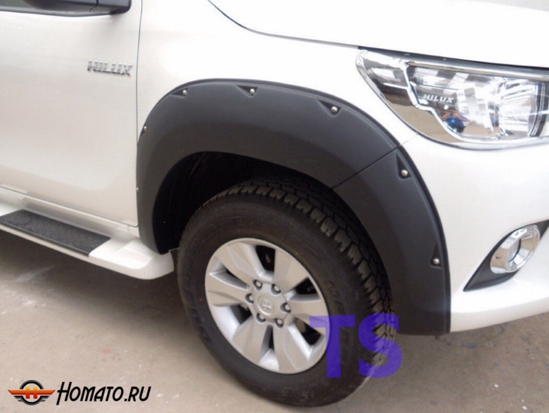 Расширители колёсных арок для Toyota Hilux 2015+