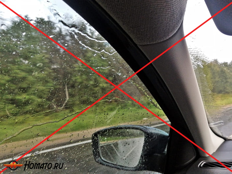 Водосток дефлектор лобового стекла KGM Torres