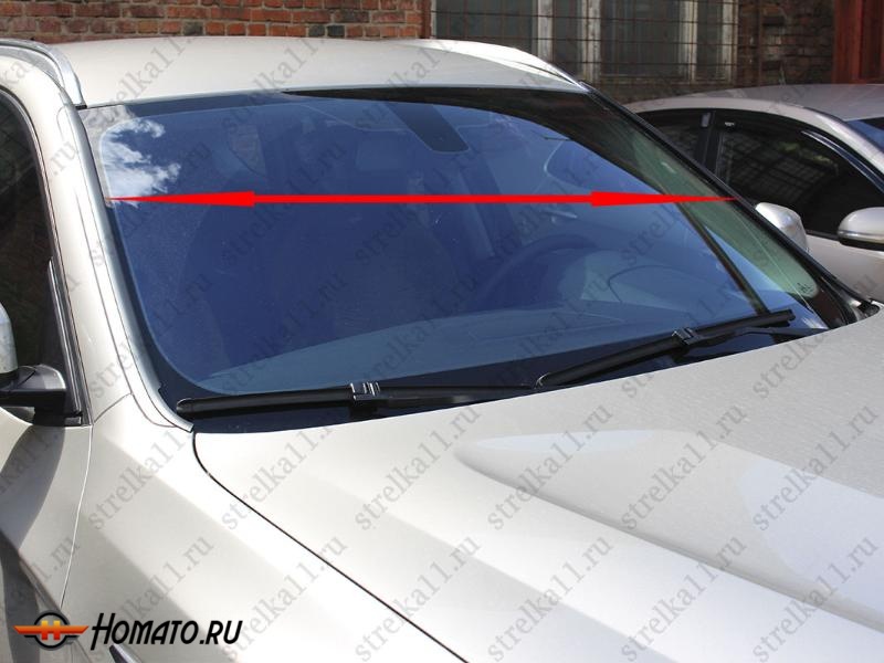 Водосток дефлектор лобового стекла для BMW X3 (F25) 2010-2017 | с рейлингами