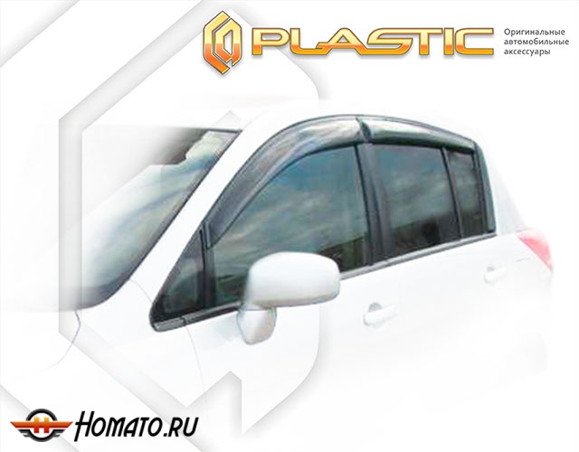 Дефлекторы ветровики Nissan Tiida 2004-2014