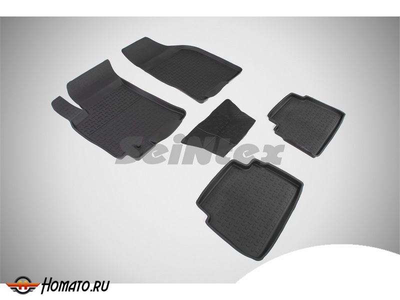 Резиновые коврики Chevrolet Lacetti 2004-2013 | с высокими бортами | Seintex