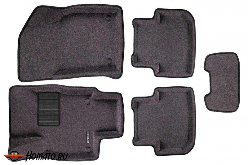 3D коврики для VW Tiguan 2017+/2021+ | BUSINESS: 4 слоя