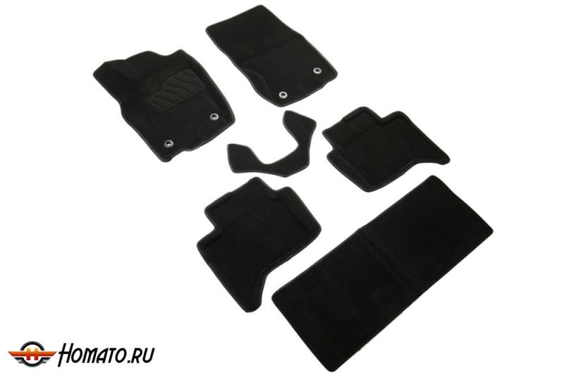 3D коврики Toyota Land Cruiser Prado 250 2024+ | Премиум | Seintex