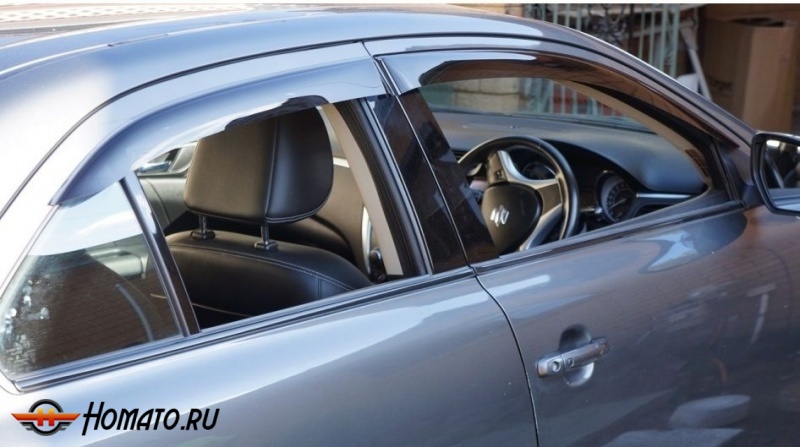 Дефлекторы на окна Хонда Пилот 2 2008-2015 | Delta