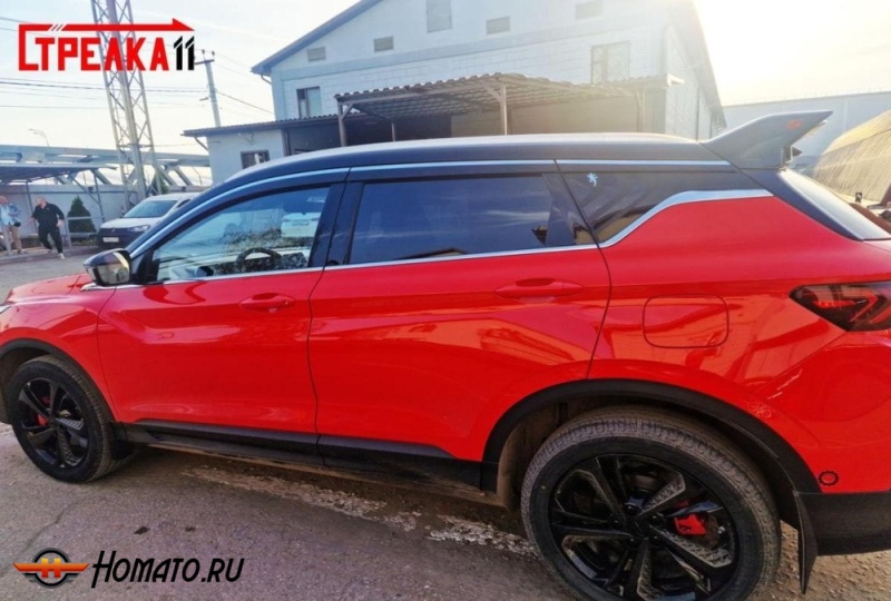 Дефлекторы Belgee X50+ 2026+ | премиум, плоские, 2D