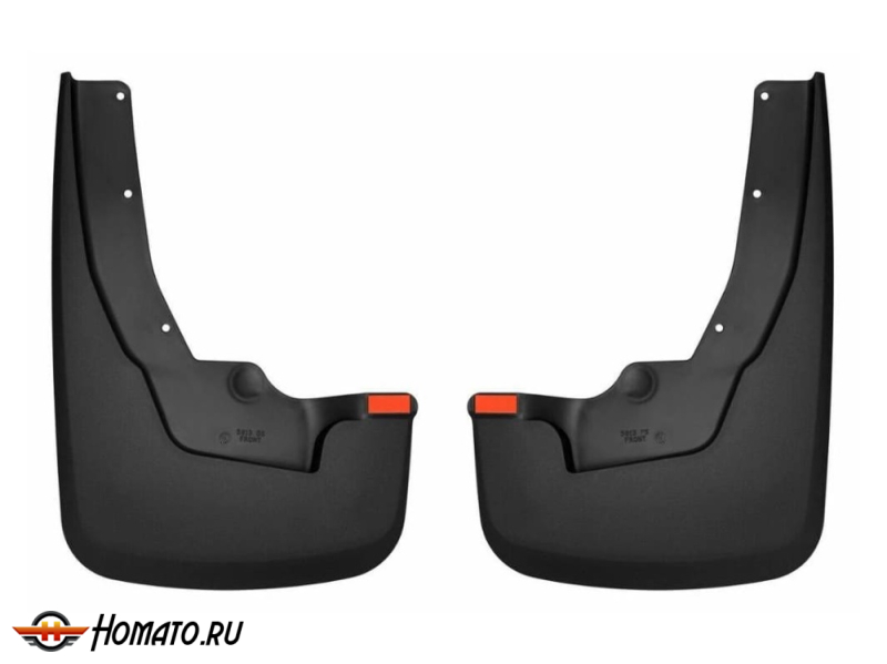 Брызговики OEM для RAM 1500 (DT) 2018-2025 дорестайл | с штатными расширителями | комплект: передние+задние