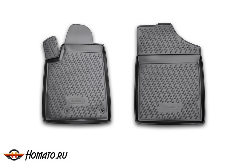 Коврики в салон PEUGEOT Partner 06/2008- (полиуретан серые) / Пежо Патнер