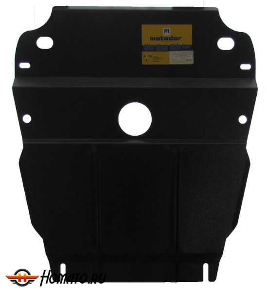 Защита картера Suzuki Grand Vitara 2008-2012 | двигатель + передний дифференциал + радиатор + раздатка, 2 мм, сталь | MOTODOR | 02411