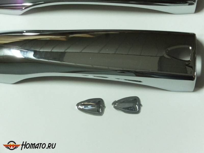Хром накладки на дверные ручки для Nissan Qashqai 2014+