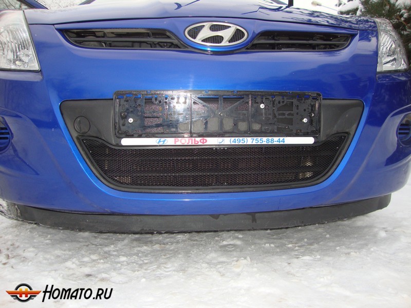 Защита радиатора для Hyundai I20 (2009-2012) дорестайл | Стандарт