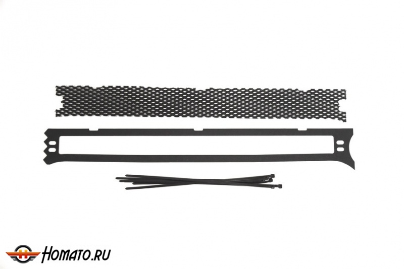 Защитная сетка решетки переднего бампера Chevrolet Niva Bertone 2009-2019 | пластик, низ