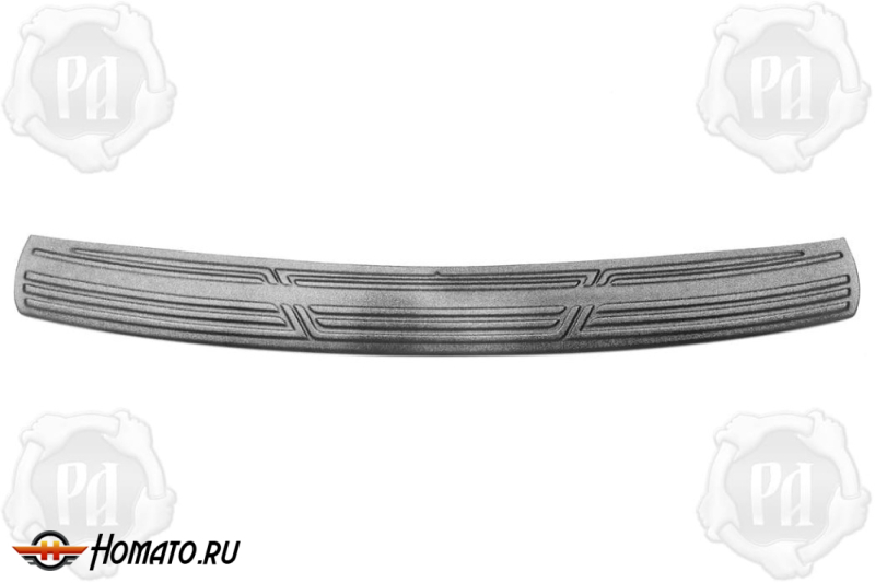 Накладка на задний бампер Лада Гранта универсал 2018+ | шагрень
