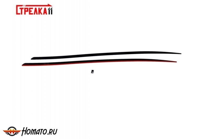 Премиум водостоки дефлекторы лобового стекла Киа Сид 1 2007-2012
