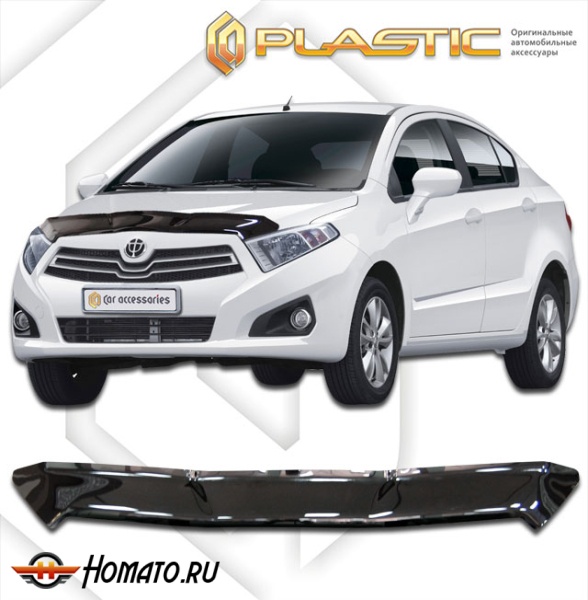 Дефлектор капота Brilliance H230 седан / хэтчбэк 2015- | черный