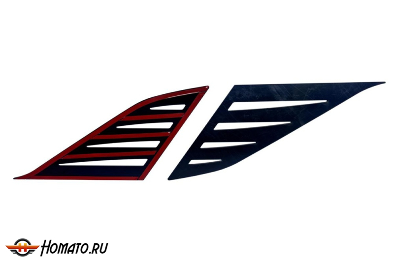 Накладки на задние боковые хром элементы для Kia ProCeed 2018-2025 | 2 штуки, декор