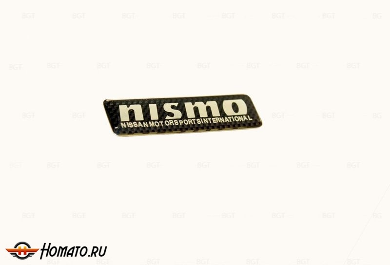 Шильд "Nismo" Для Nissan, Самоклеящийся. «6mm*1,5mm»