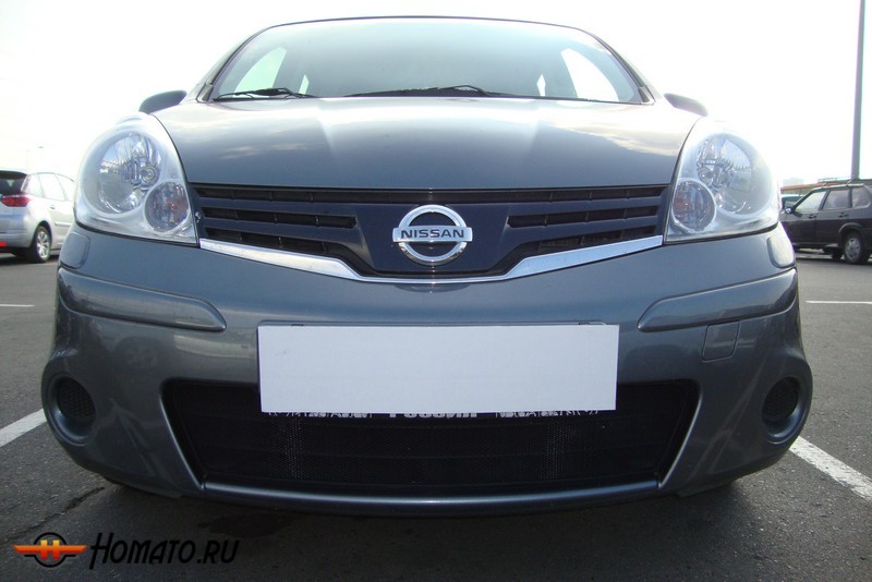 Защита радиатора для Nissan Note (2009-2014) рестайл | Стандарт