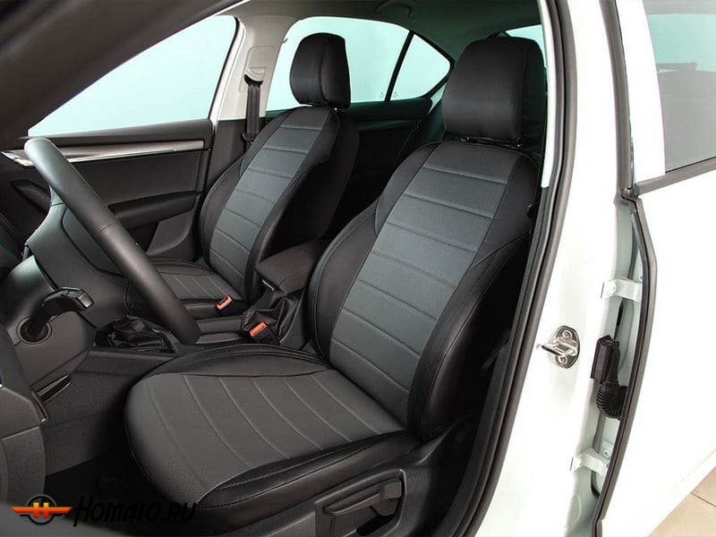 Чехлы на сиденья Renault Logan II 2014-2017 | экокожа, Seintex