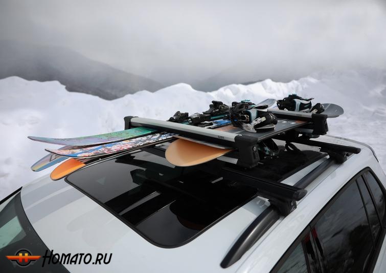 Крепление для перевозки лыж и сноубордов LUX ЭЛЬБРУС 500 / ЭЛЬБРУС 750 | с замком