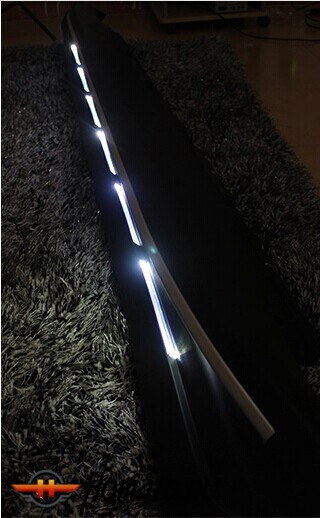 Пороги ОЕМ со LED для MERCEDES GL X166 2013+