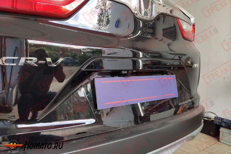 Защита задней камеры Honda CR-V 5 2017-2019 дорестайл
