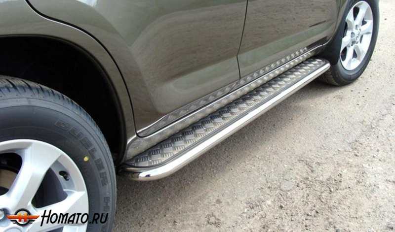 Пороги подножки Ford Maverick 2004-2007 | алюминиевые или нержавеющие