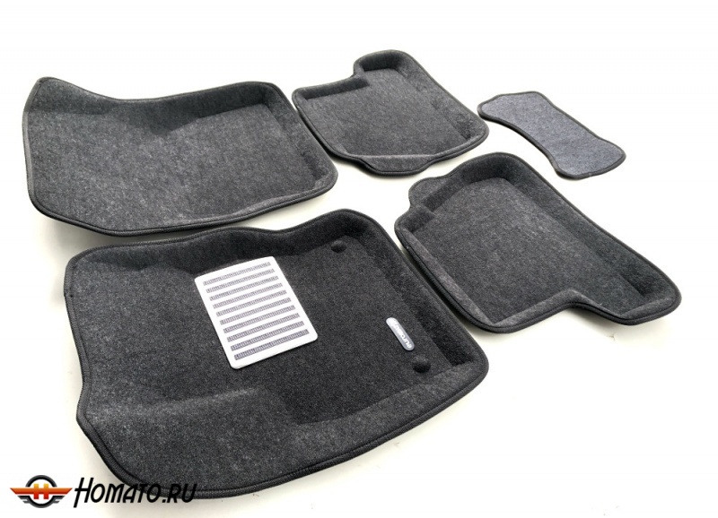 3D коврики для Ford Focus 3 (HB/SD/WAG) 2011+/2015+ | LUX: 5 слоев