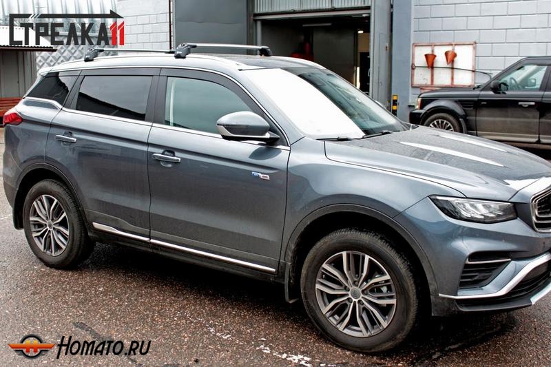 Дефлекторы Belgee X70 | премиум, плоские, 2D