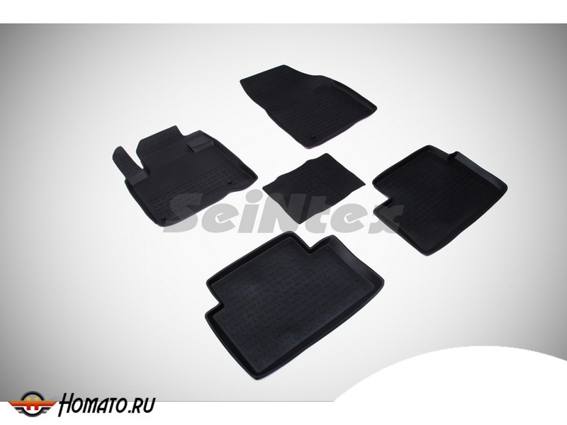 Резиновые коврики Citroen C5 2007- | с высокими бортами | Seintex