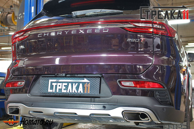 Защита задней камеры EXEED TXL 2020+