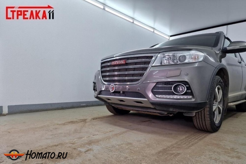 Зимняя защита радиатора Haval H6 2013-2020 | на стяжках