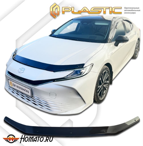 Дефлектор капота Toyota Camry 2023- (XV80) | черный