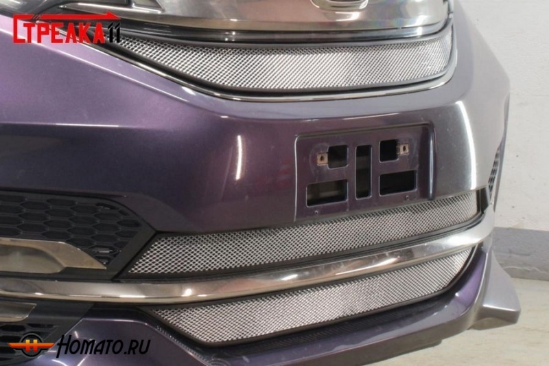 Защита радиатора для Honda Stepwgn 5 2015-2017 дорестайлинг | Стандарт