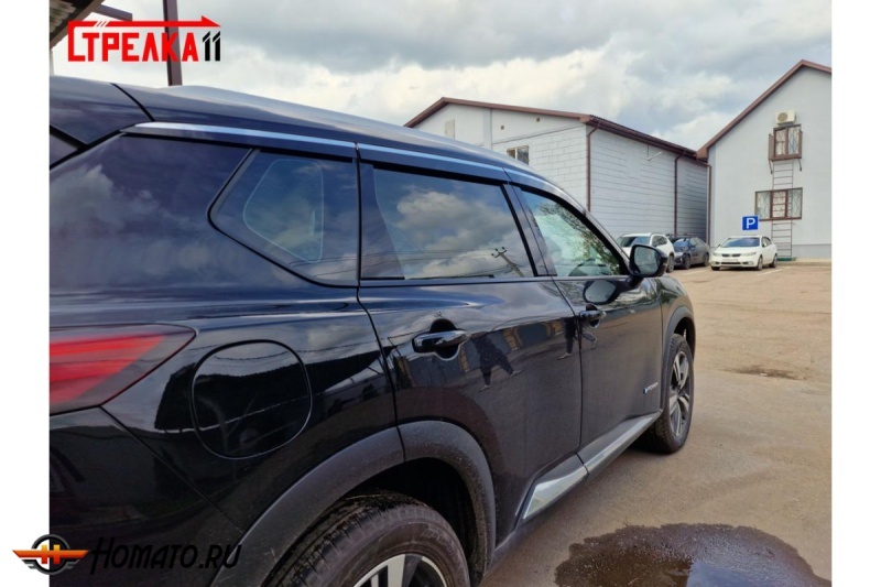 Дефлекторы Nissan X-Trail 4 (T33) 2023+ | премиум, плоские, 2D