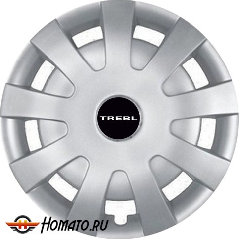 Колпаки на колеса R13,R14,R15,R16 | гибкие, ударопрочные, 4 штуки, TREBL