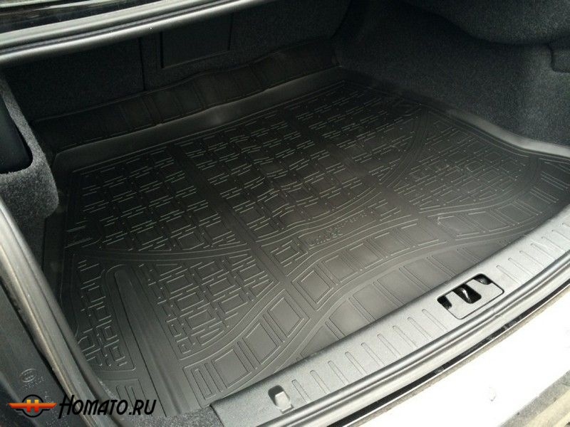 Коврик в багажник Mitsubishi Pajero 2000-2006 (5 дверей) | черный, Norplast