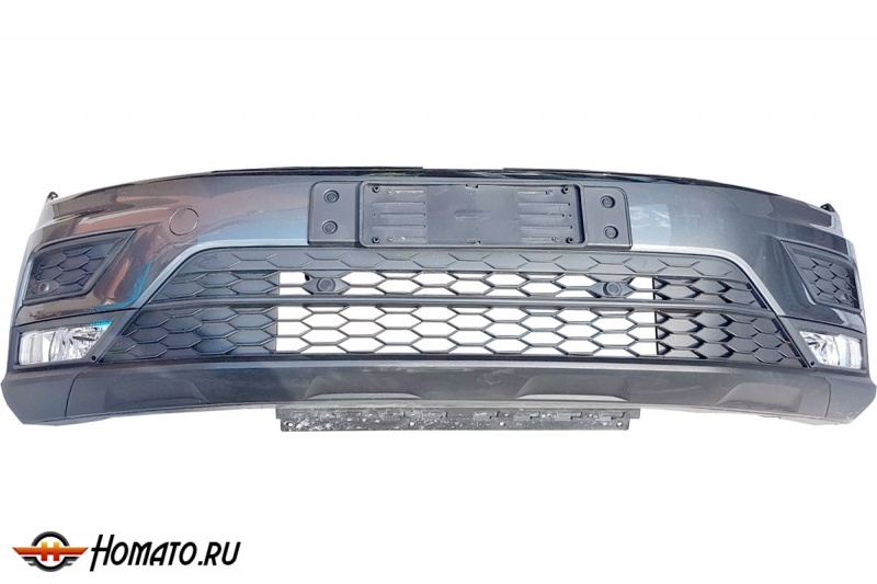 Зимняя защита радиатора Volkswagen Tiguan 2 2016-2019 | на стяжках